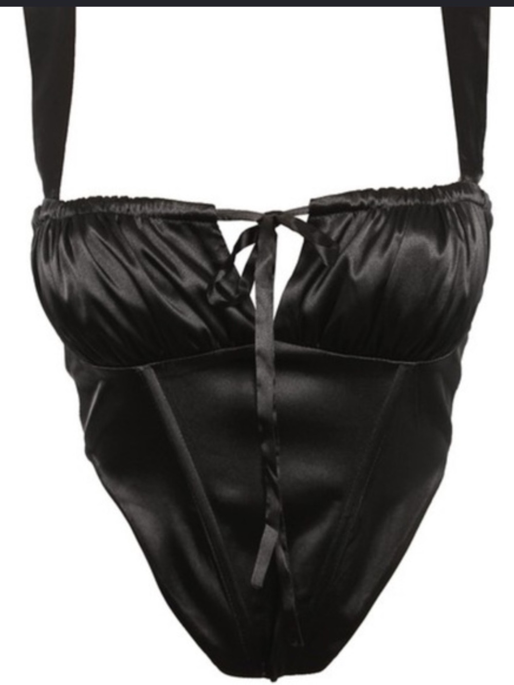 TIC TOC Satin Corset Top